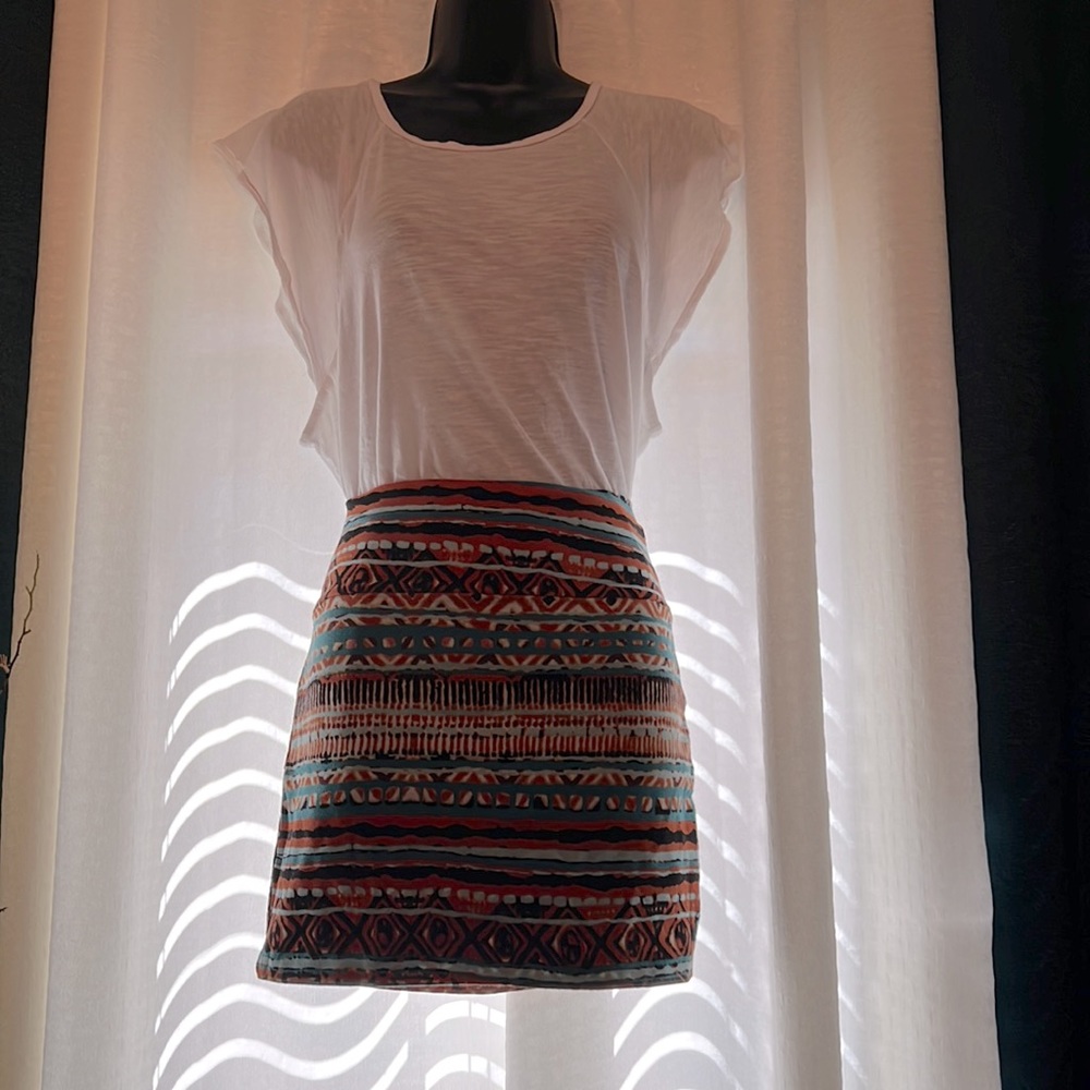 Fun Aztec Print Mini Shirt